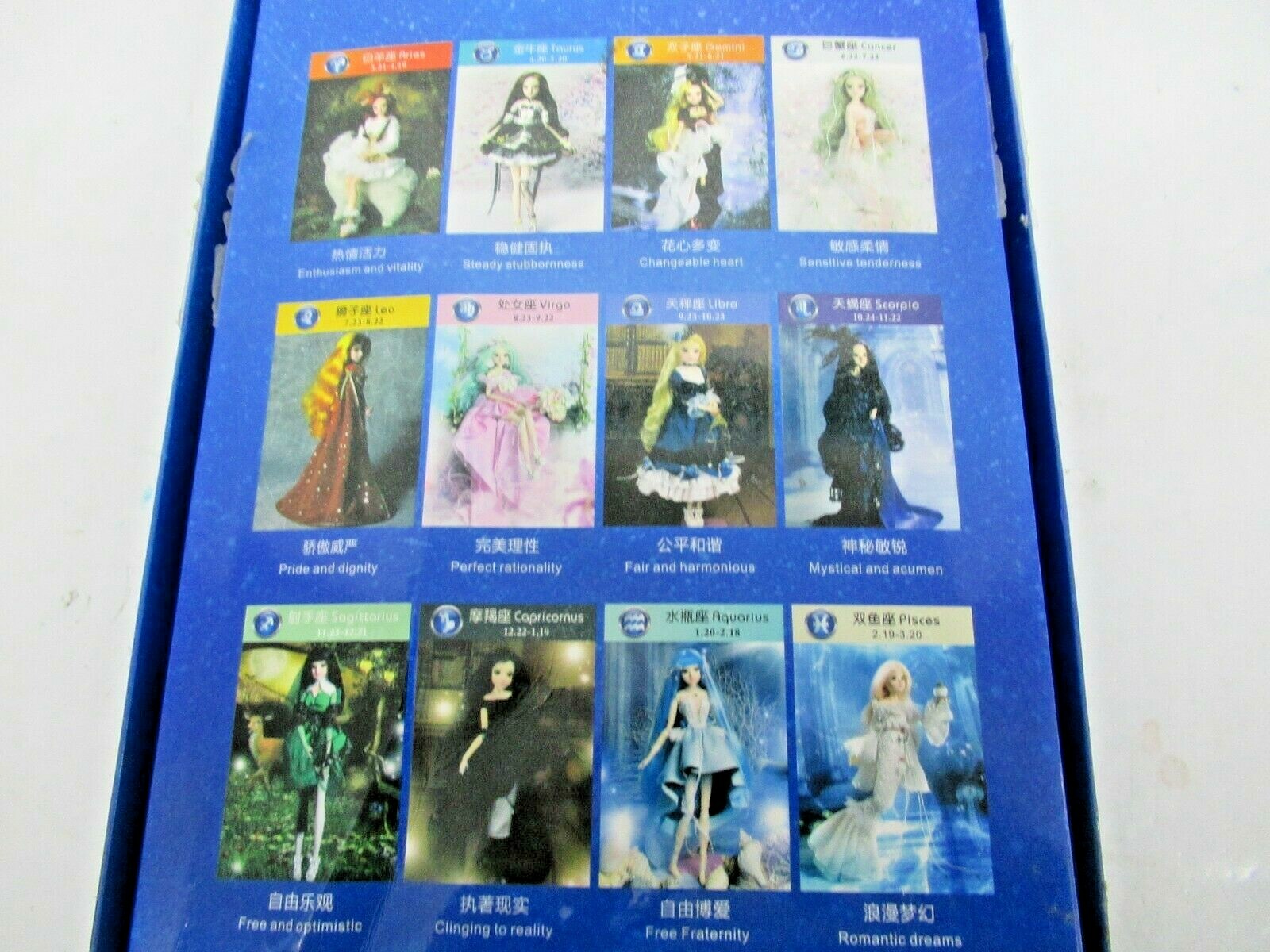 Twelve Constellations Anime Doll 12 Joint Body VIRGO(8.23-9.22) Birthday Gift