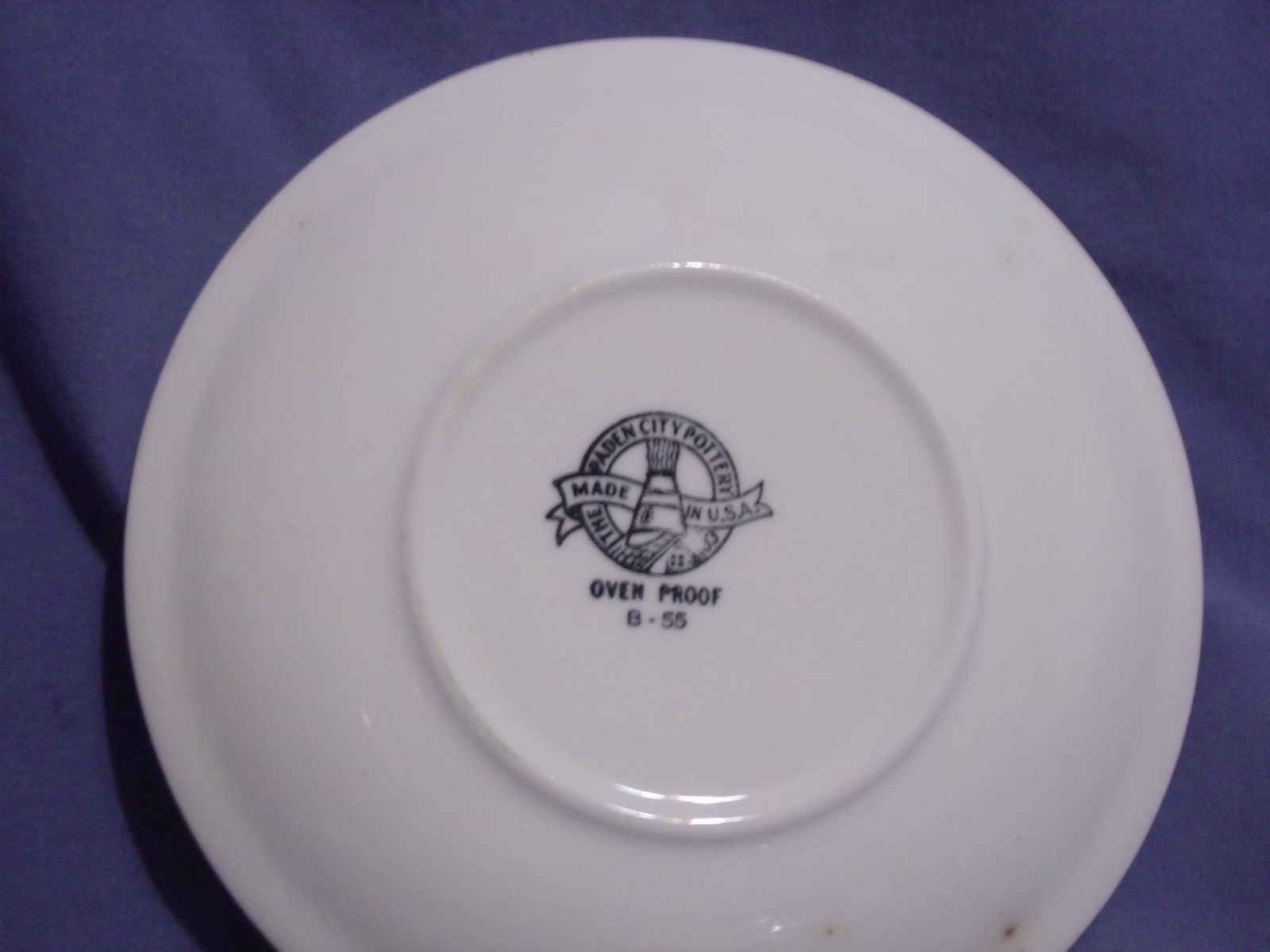 The Paden City Pottery bread and butter plate- Ivy