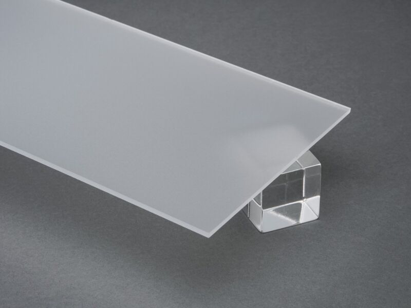Acrylic Plexiglass Clear Frosted Sheet 1/8" Thick - You Pick
