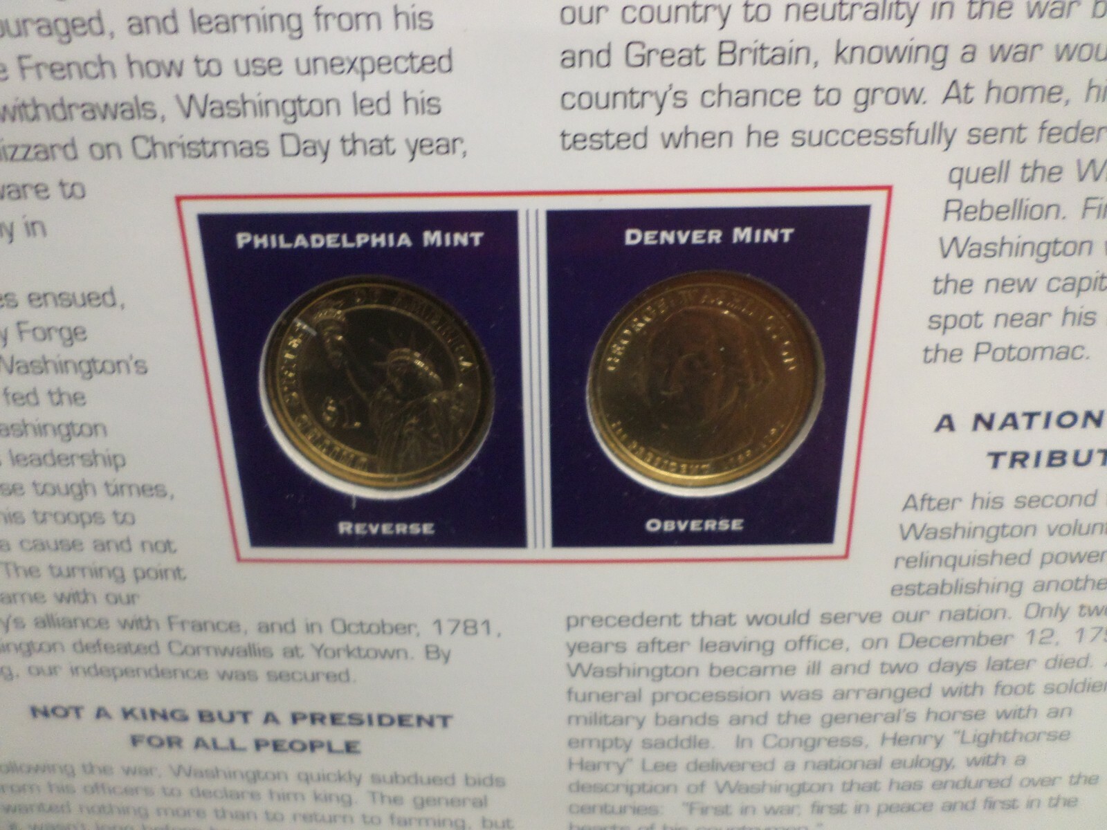 United States Presidential Dollar Coin Collection Vol. I Bradford Authenticated