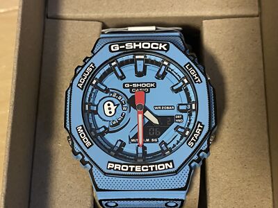 Pre-owned Casio G-shock Ga-2100mng-7ajr White Ga-2100mng-2ajr Blue 2set Watch Manga Jpn