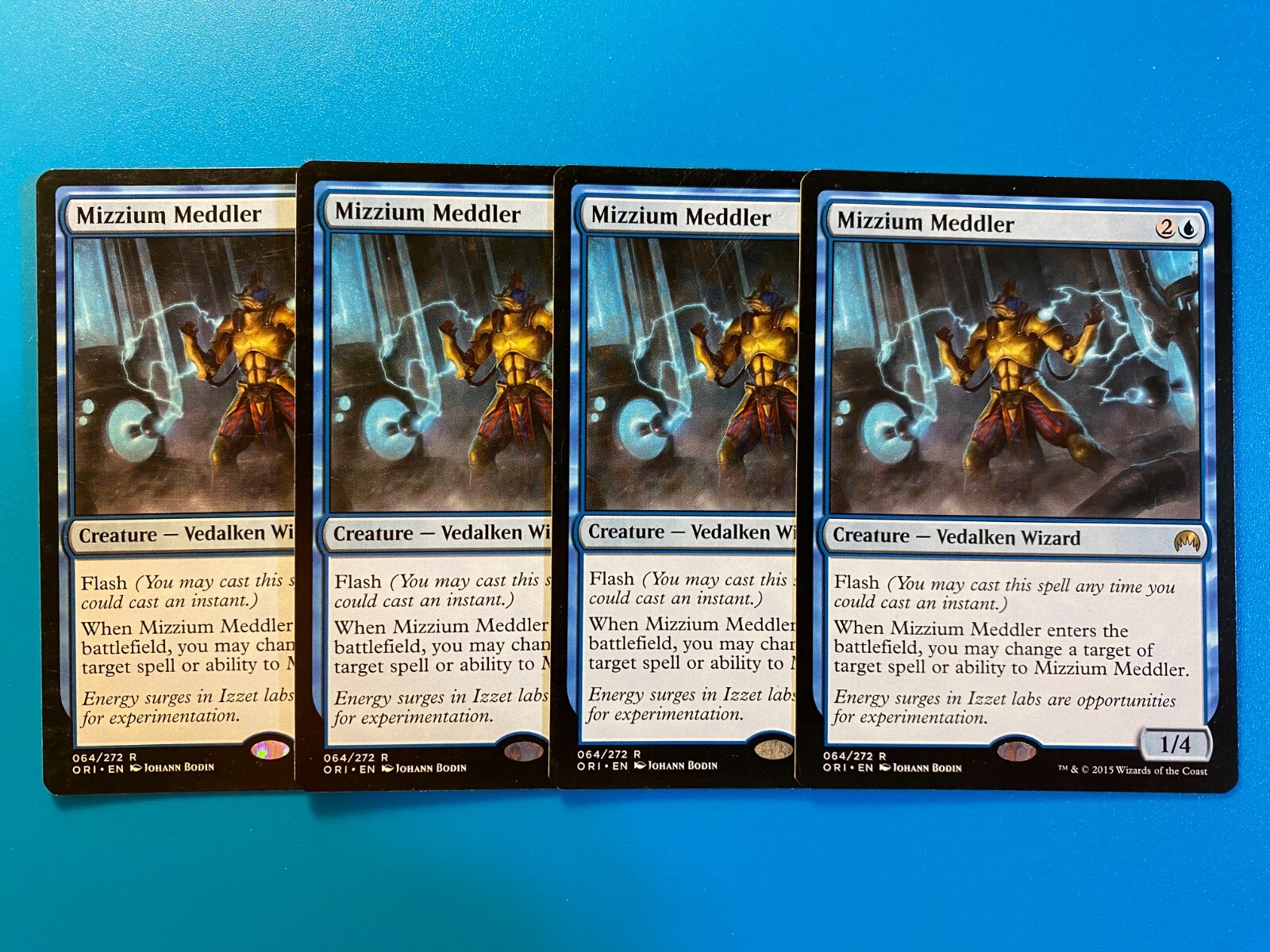 Override 4x FOIL MDN MTG Mirrodin Common MINT blue instant Override 4x FOIL MDN MTG Mirrodin Common MINT blue instant