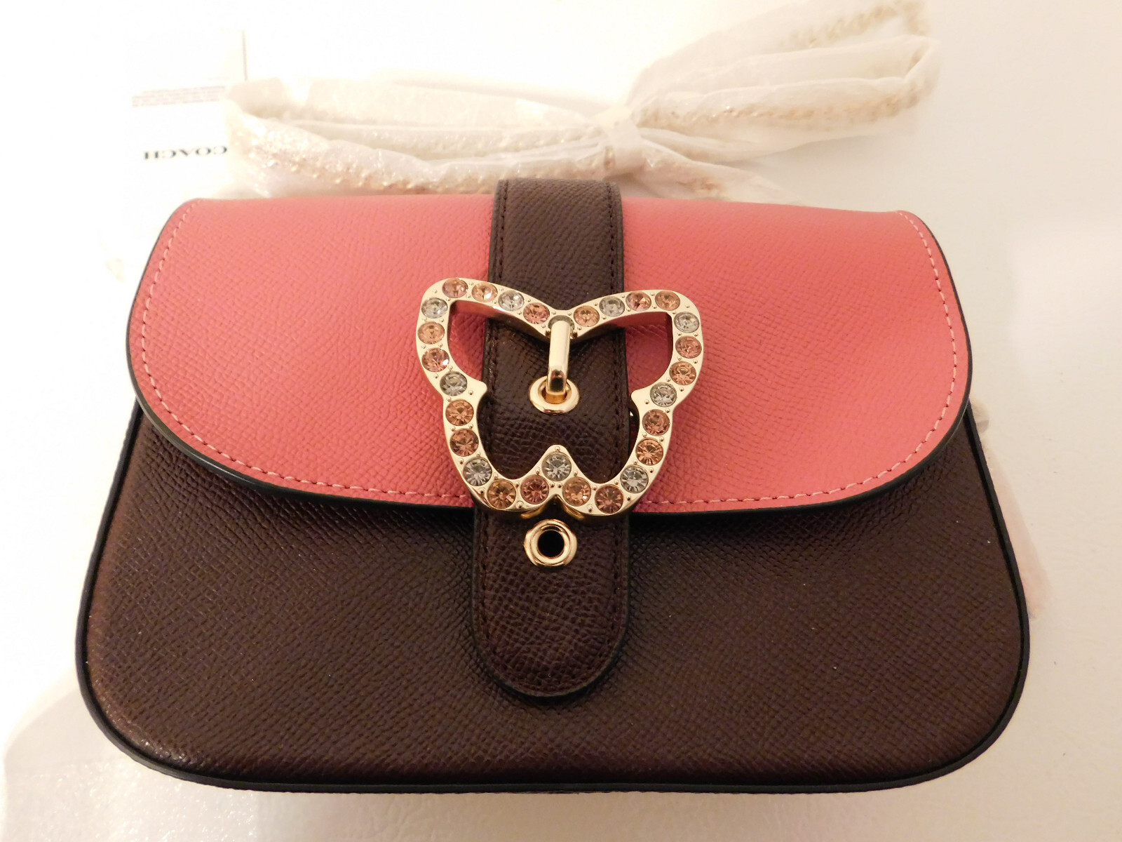 NWT COACH C6796 Gemma Crossbody Bag In Colorblock Leather