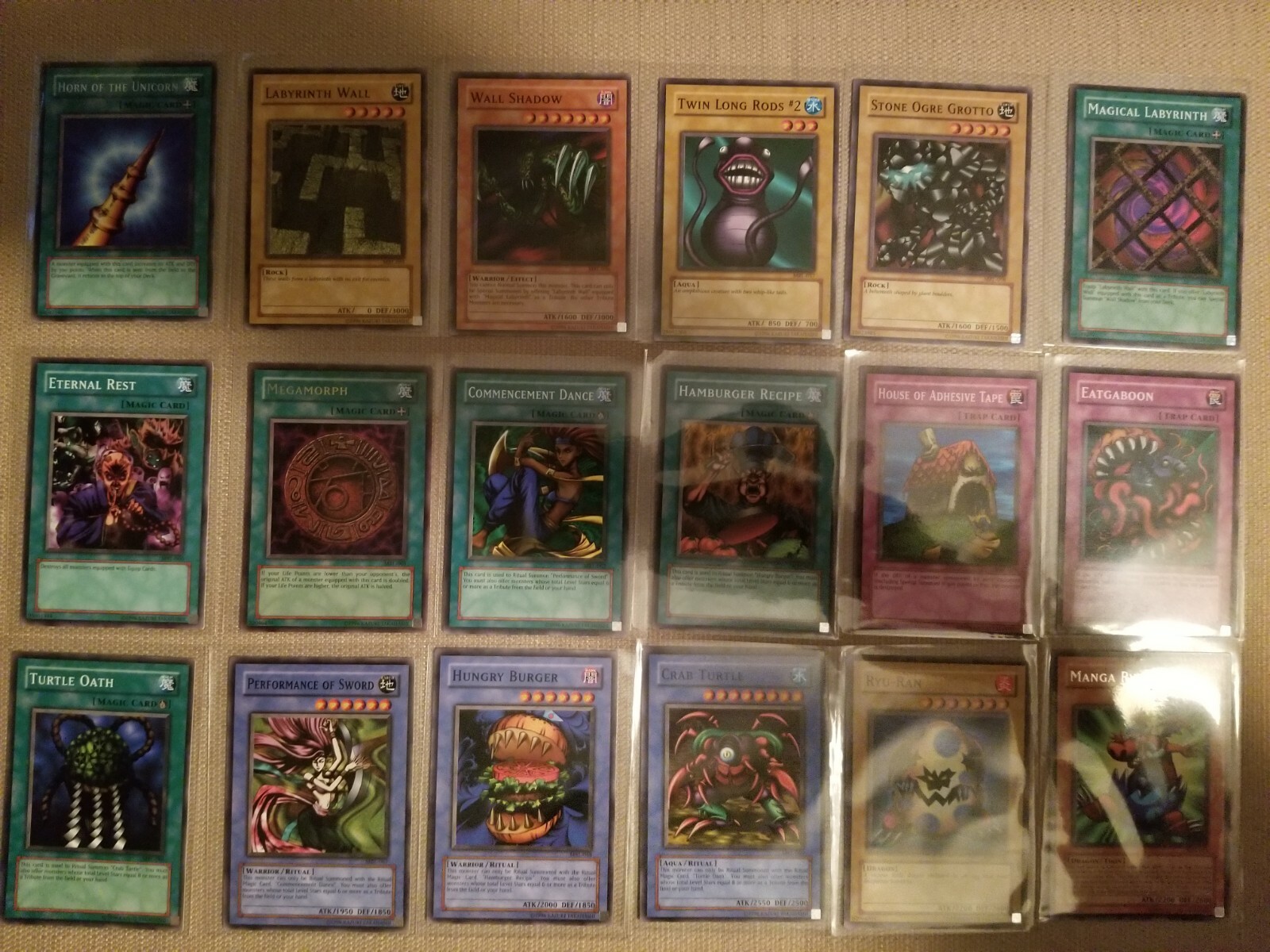 Yu-Gi-Oh Magic Ruler Near full set 103 Unlimited English cards Mint/NM