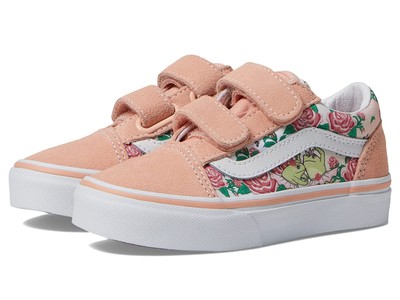 Кроссовки и кроссовки для девочек Vans Kids Old Skool V (Little Kid)