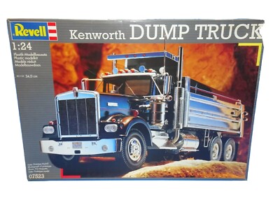 REVELL KENWORTH DUMP TRUCK 1:24 CHROME DUMP BOX 07523