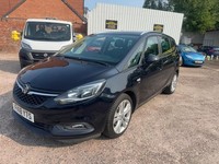 2018 Vauxhall Zafira Tourer 1.4i Turbo SRi Nav Euro 6 5dr MPV Petrol Manual