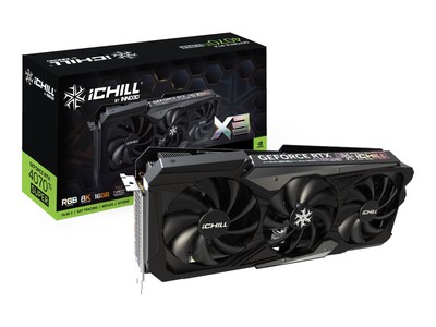 Inno3D iChiLL GeForce RTX 4070 Ti SUPER X3 Graphics C407TS3-166XX-186148H