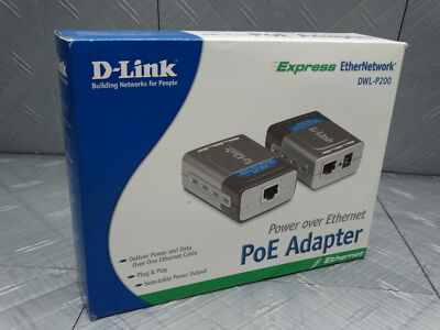 D-Link DWL-P200 Express EtherNetwork Power over Ethernet PoE Adapter