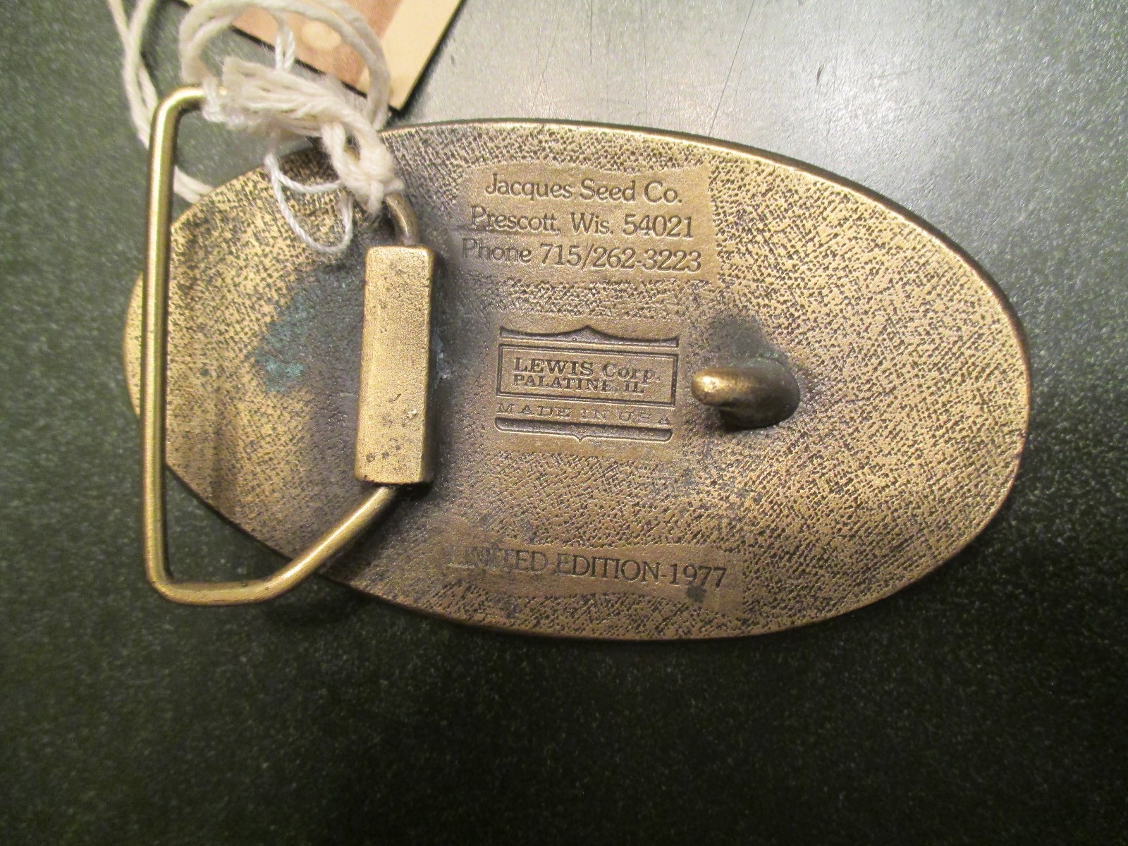 Jacques Seeds limited edition 1977 Belt Buckle