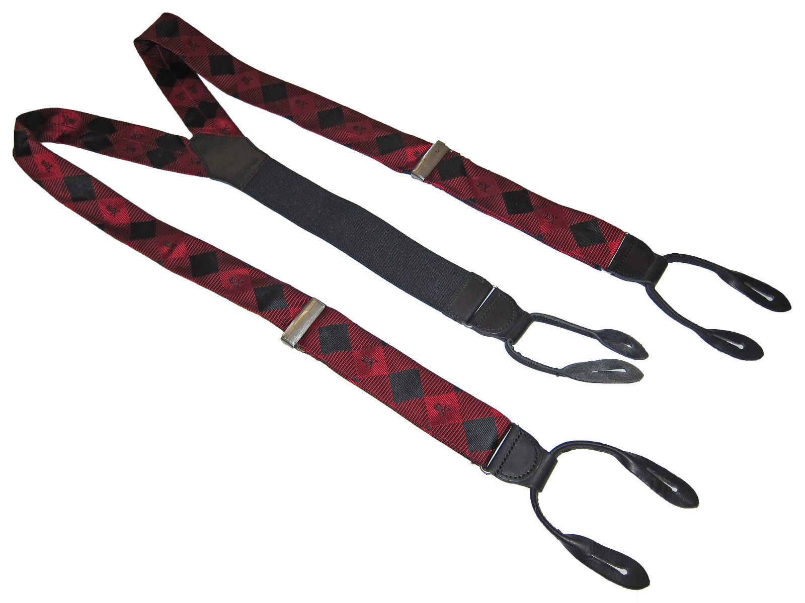 Mescla de Seda suspensórios para Homens