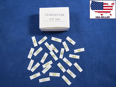 Medical Film Marker X Ray Letter Set A-Z  to Cassette X Ray Kit /26 Pcs RAYXMED 