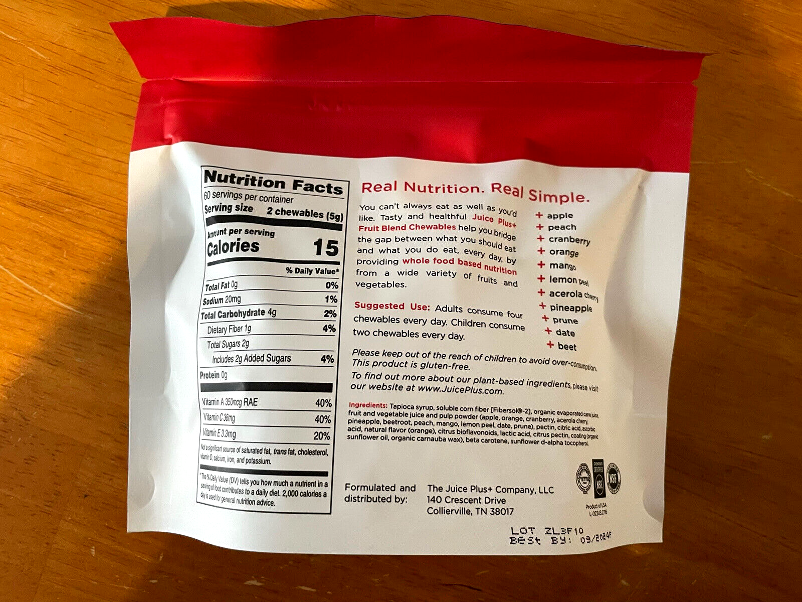 JUICE PLUS+ Combo - 240 Fruit & Vegetable Gummy Chewables - 09/2024!