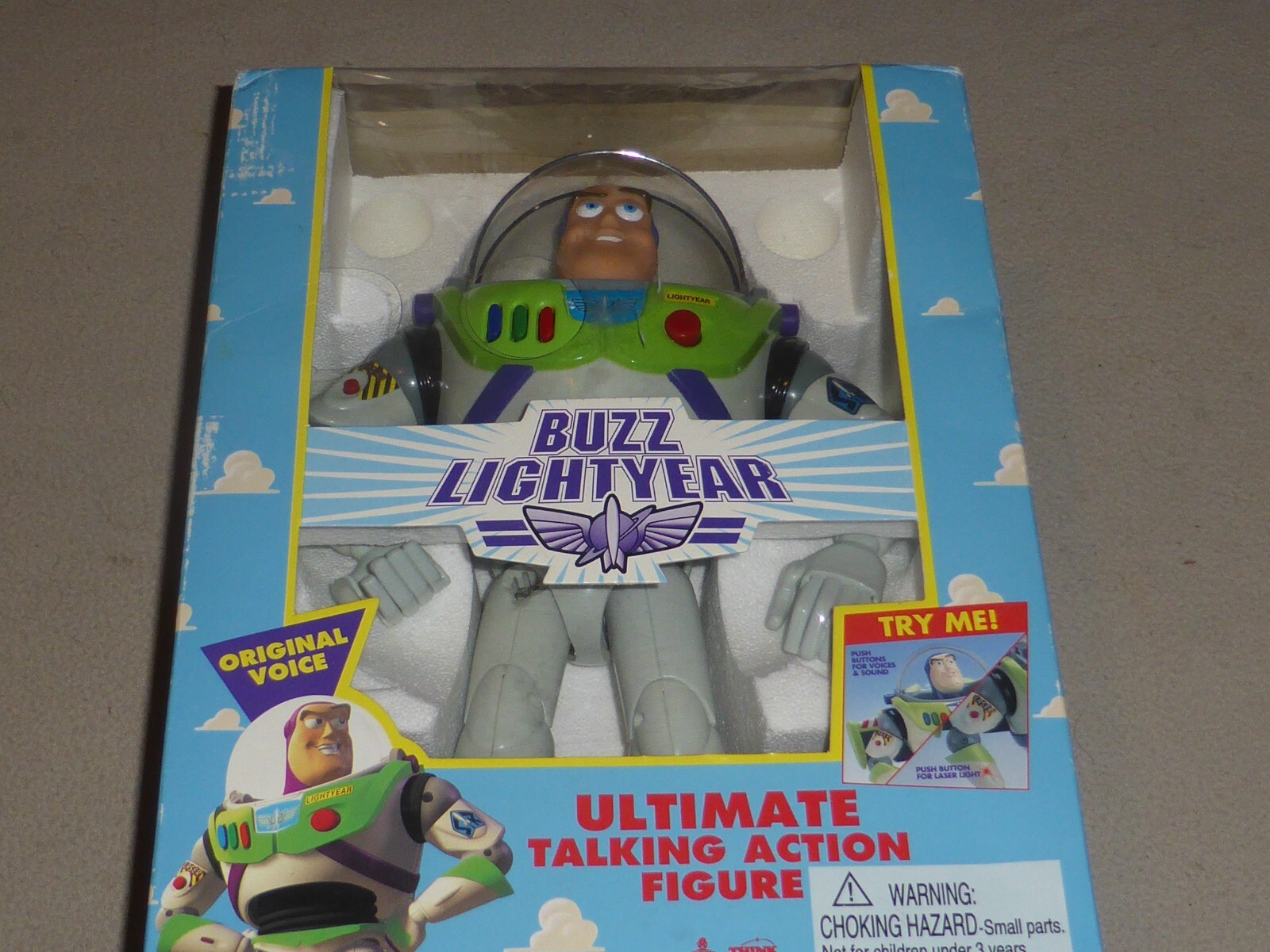 NEW DISNEY TOY STORY BUZZ LIGHTYEAR ULTIMATE TALKING ACTION