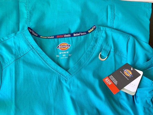 Dickies EDS Stretch V-Neck Tops With Contemporary SMALL