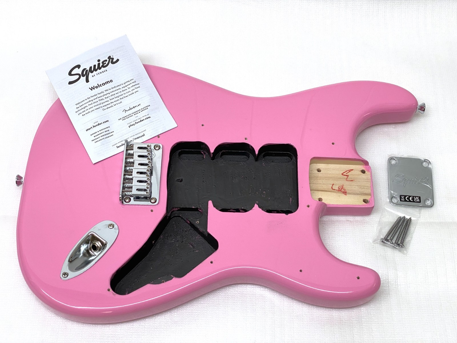 ✨未使用✨Fender Squier Stratocaster Fender Squier Stratocaster Tested Mother Of Pearl Working | eBay