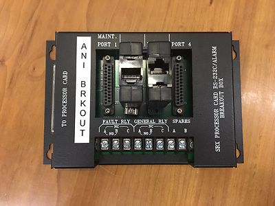 SRX Processor Card RS232C Alarm Breakout Box 150-3091-0200 B