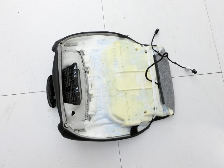 Mini Cooper S F55 LCI 18-21 Sitzbezug Sitzpolster für Fahrersitz Sitz Links Vorne CARBON BLACK Leder beheizt Mini... Vorschau 4
