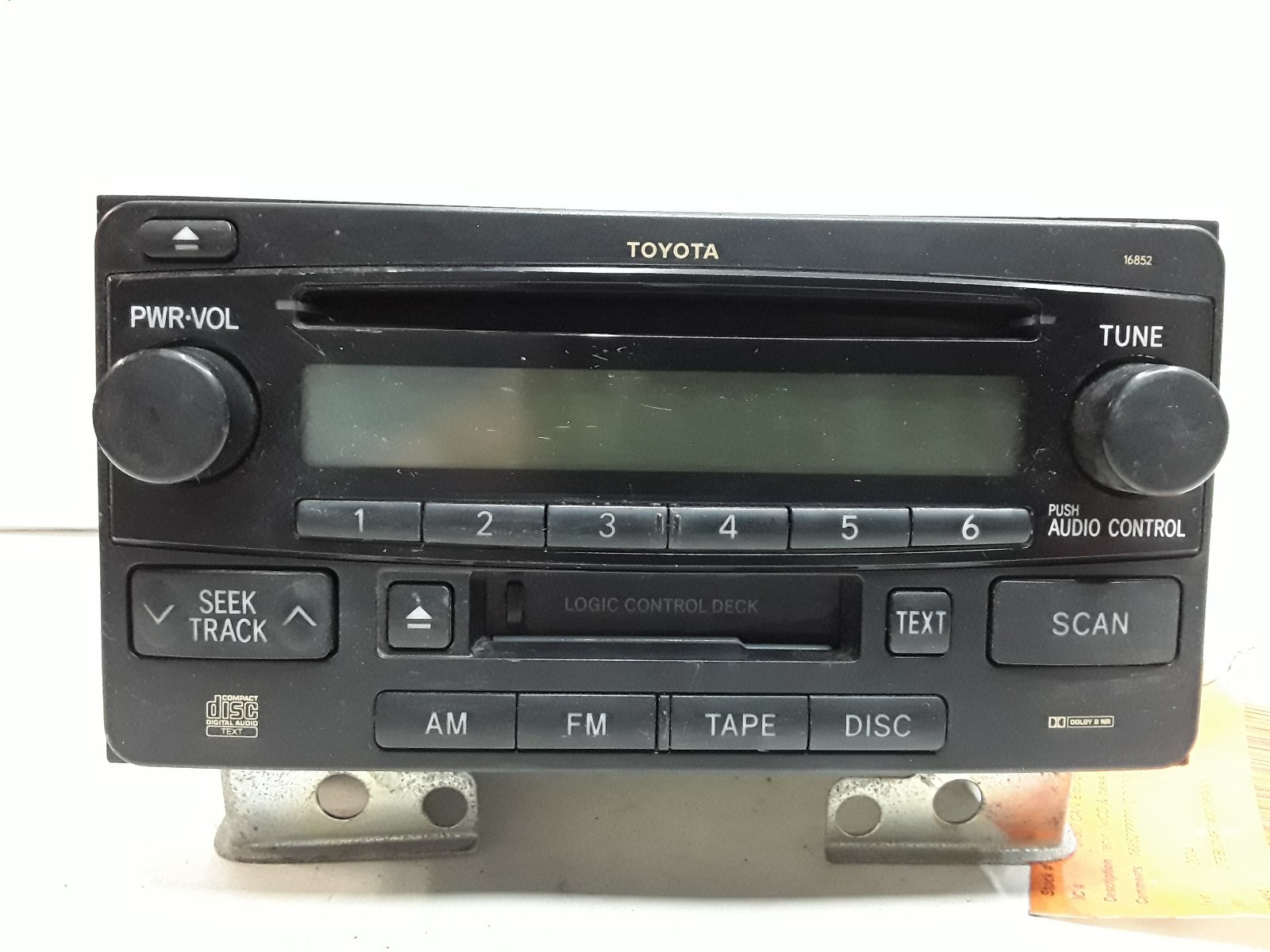 03 04 05 Toyota 4Runner AM FM CD cassette radio OEM 16852