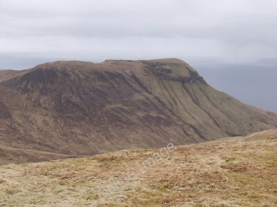 Photo 12x8 Bloodstone Hill (388 m) across Glen Guirdil Canna in the distan c2010