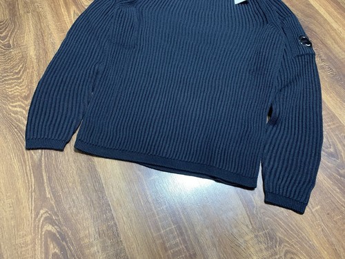 Pre-owned C.p. Company Cp Company Black Turtle Neck Knit Sweater Size 50,52