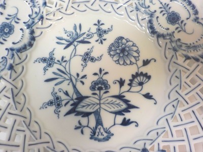 Set/4 19th C. MEISSEN Onion Pattern 8