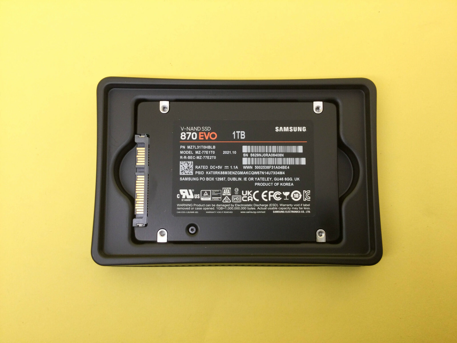 SAMSUNG 870 EVO 1TB 2.5-Inch SATA III Internal SSD MZ