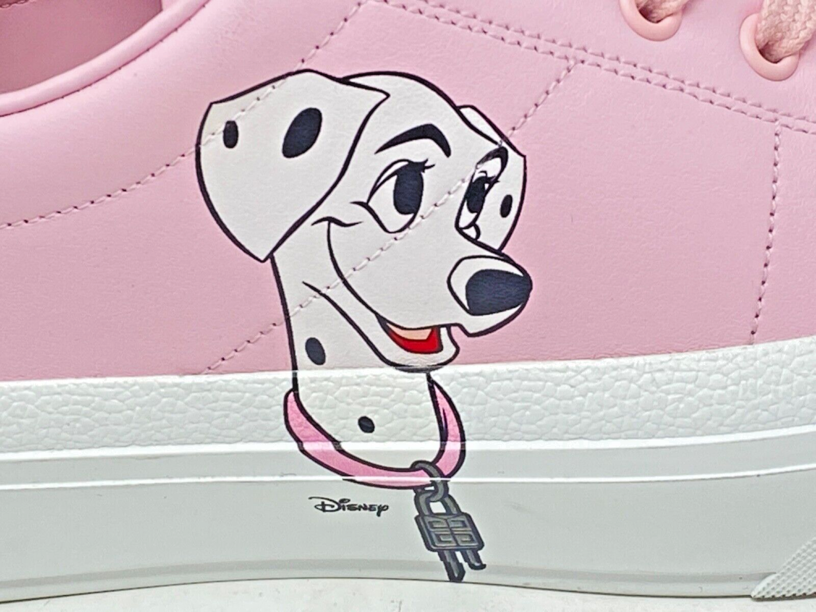 Pre-owned Givenchy Disney 101 Dalmatians City Sport Low-top Leather Sneakers Pink 39 Eu 9