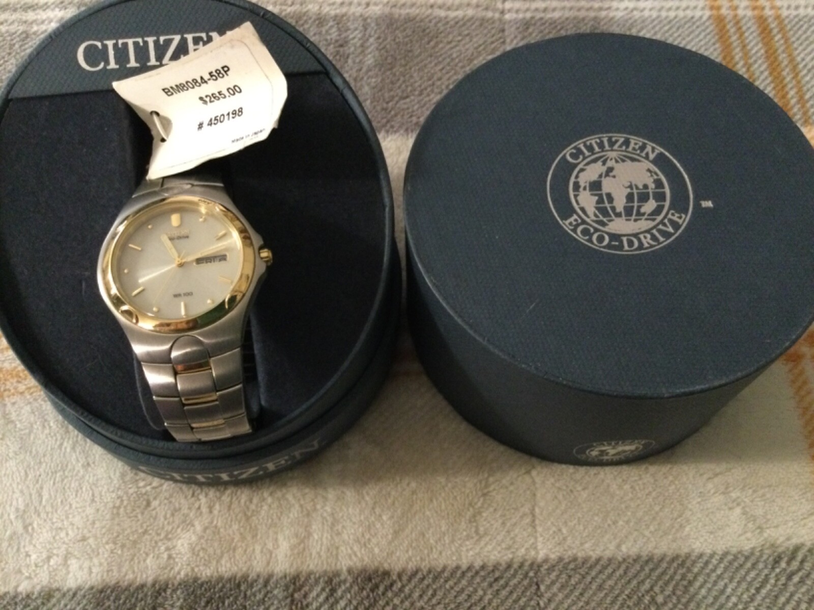 値下げ！CITIZEN Eco-Drive 時計2本セット Men'S citizen Eco drive Two Tone watch new with Box serial