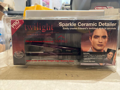 Twilight Limited Edition Sparkle Ceramic Hair Styler USED ON SET BREAKING DAWN!