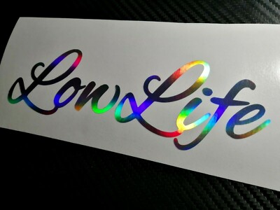 Motors Low Life Sticker Lowlife Jdm Acura Honda Vw Truck Window Lowered Car Decal Car Truck Decals Stickers