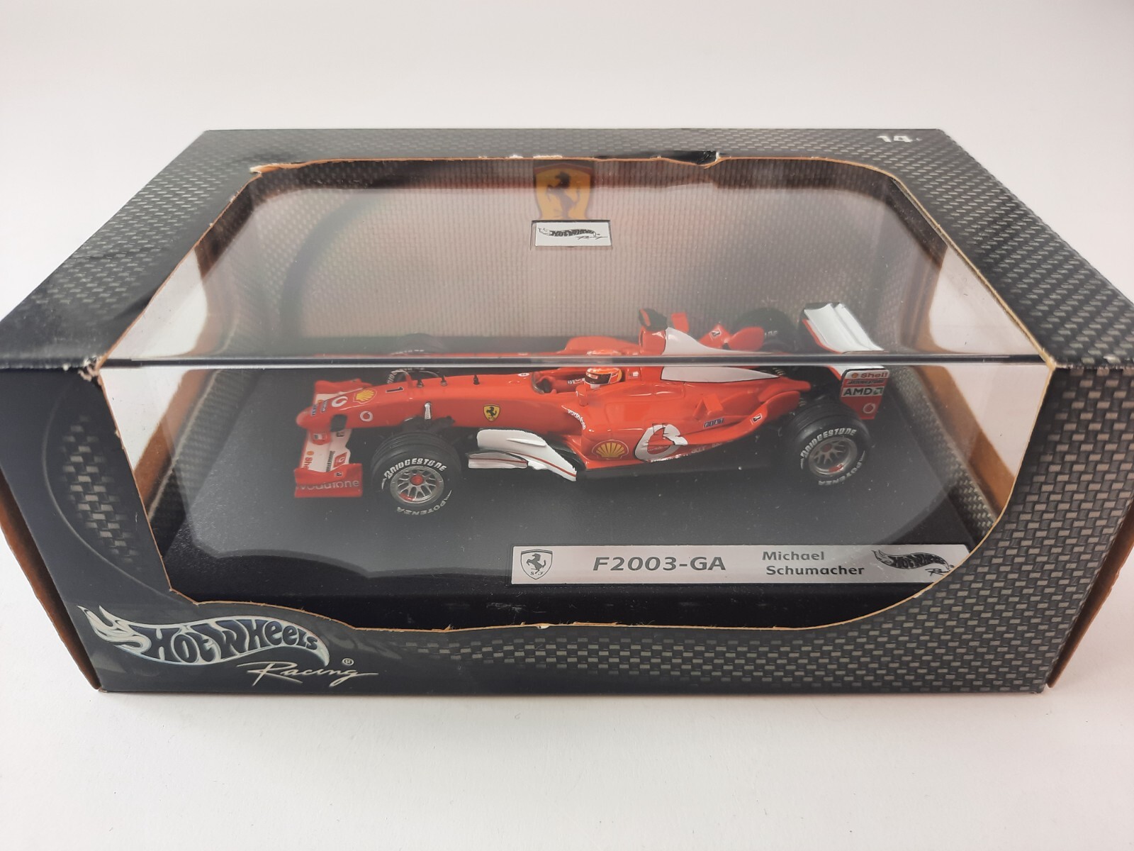 ホットウィール 1/18 フェラーリ ワールドチャンピオン2003 シューマッハ ホットウィール 1/18 フェラーリ ワールドチャンピオン2003