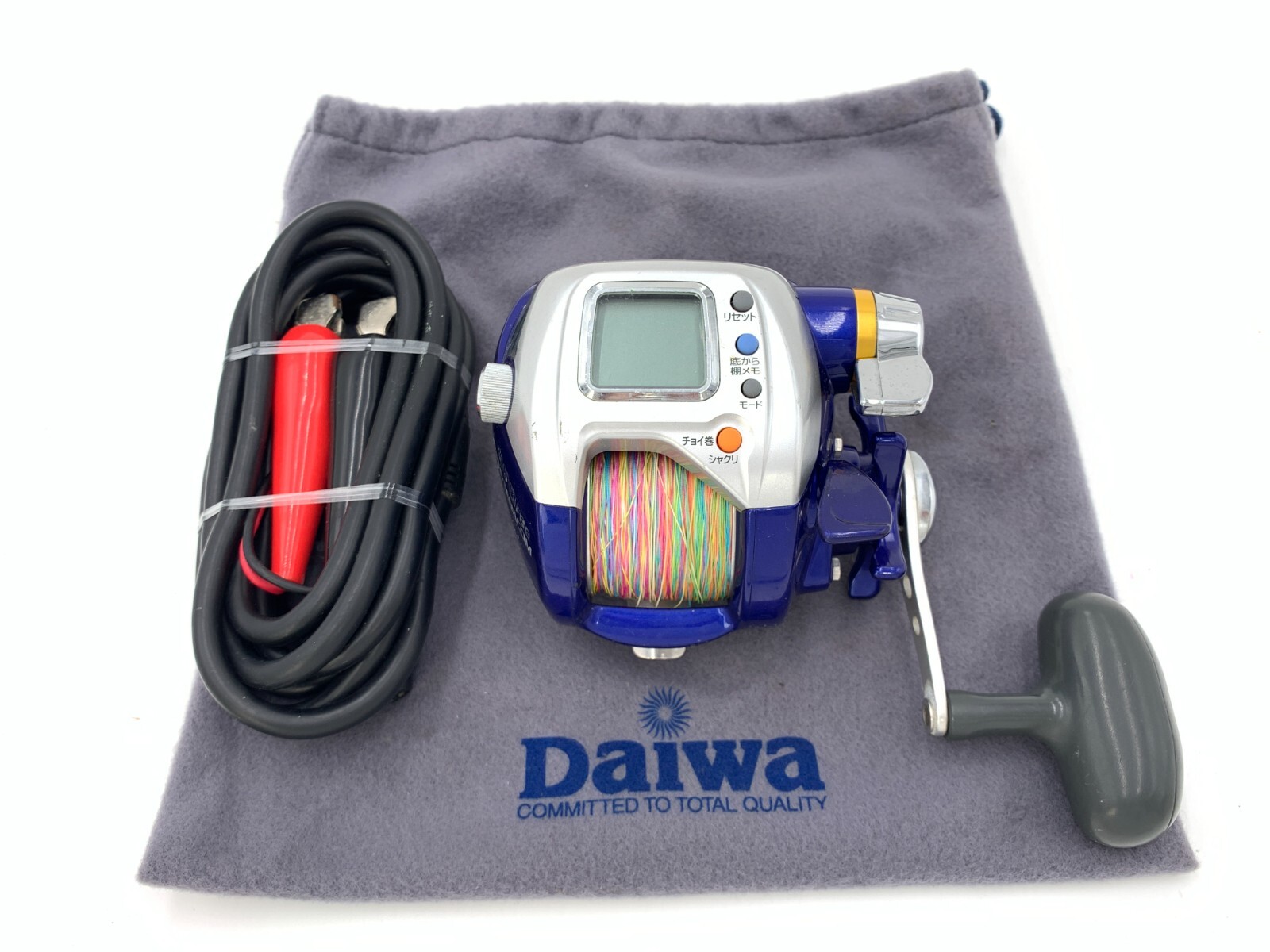 ダイワ HYPER TANACOM 400FBe 電動リール PEライン付 DAIWA (ダイワ) 電動リール ハンドルキャップ欠品・緑青サビ多数 動作