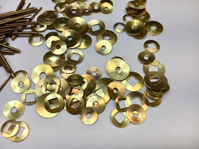 Clock Repair Brass Washers and Tapered Pins assortment 200 Piece eBay