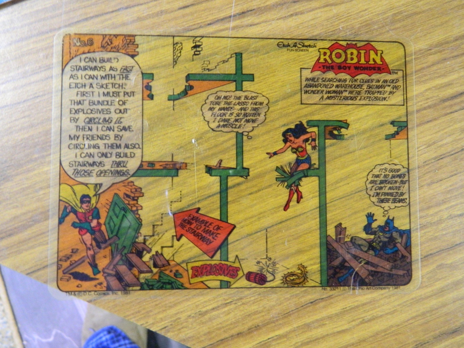 Etch A Sketch mixed lot sports Wonder woman Bugs Bunny Robin Batman More