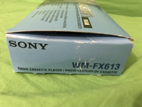 Sony WM-FX613 - Box and Inserts Only