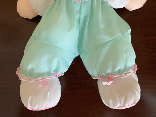 Vintage Fisher Price Mint Green Puffalump Kids Sherri Plush Doll