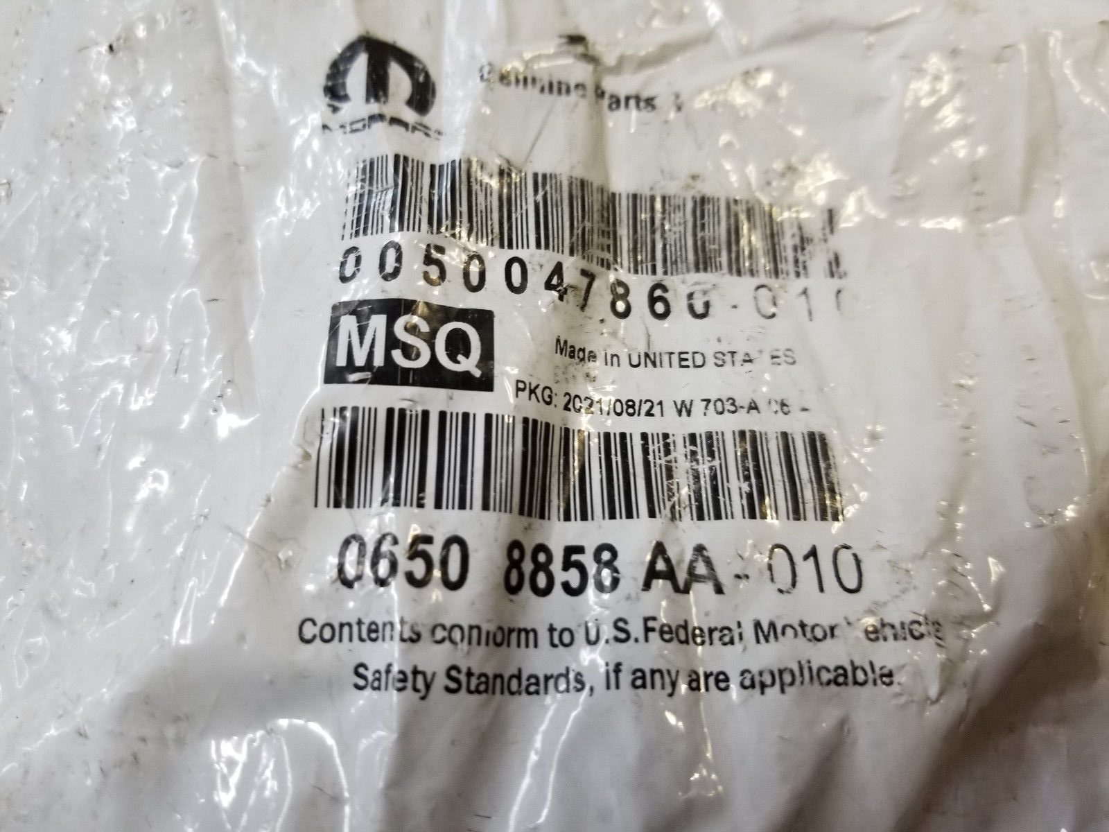 1 PACK OF 10PC 06508858AA HEAD BOLTS - Picture 2 of 4