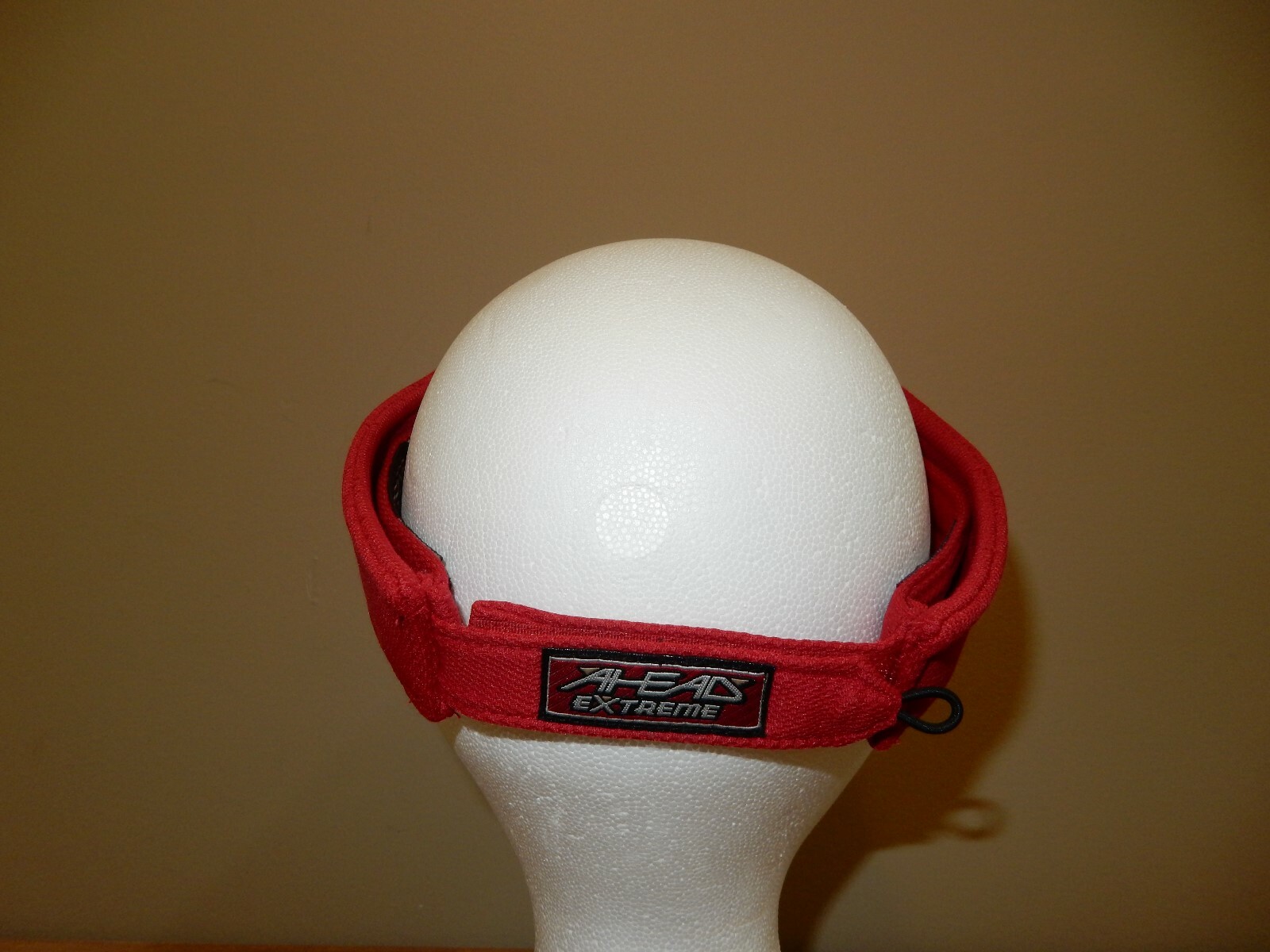 AJGA New Red Ahead Extreme Fit Golf Visor