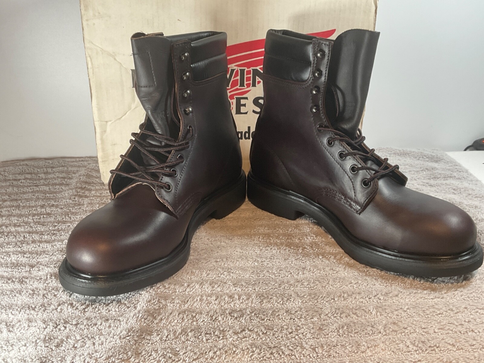 Pre-owned Red Wing Shoes Vintage Brown Red Wing Steel Toe Boots 2204 Multiple Sizes