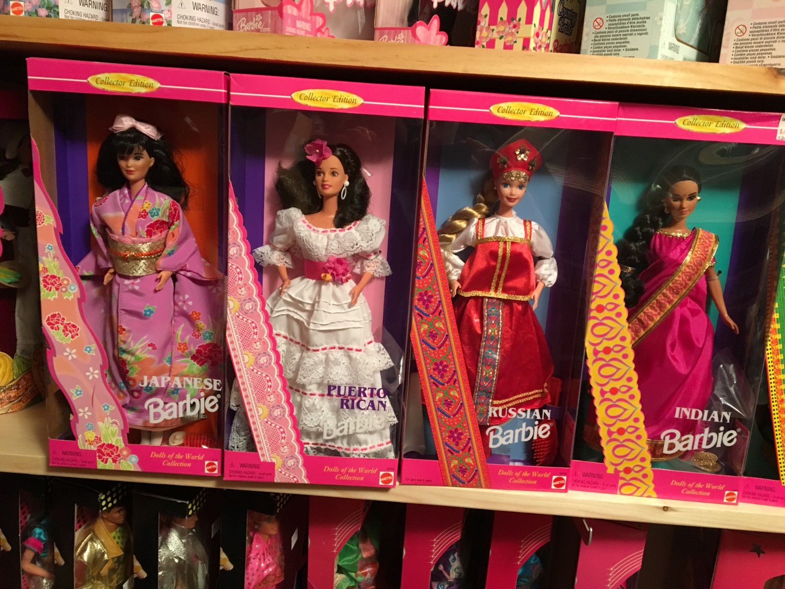 Barbie Dolls of the World lot of 9