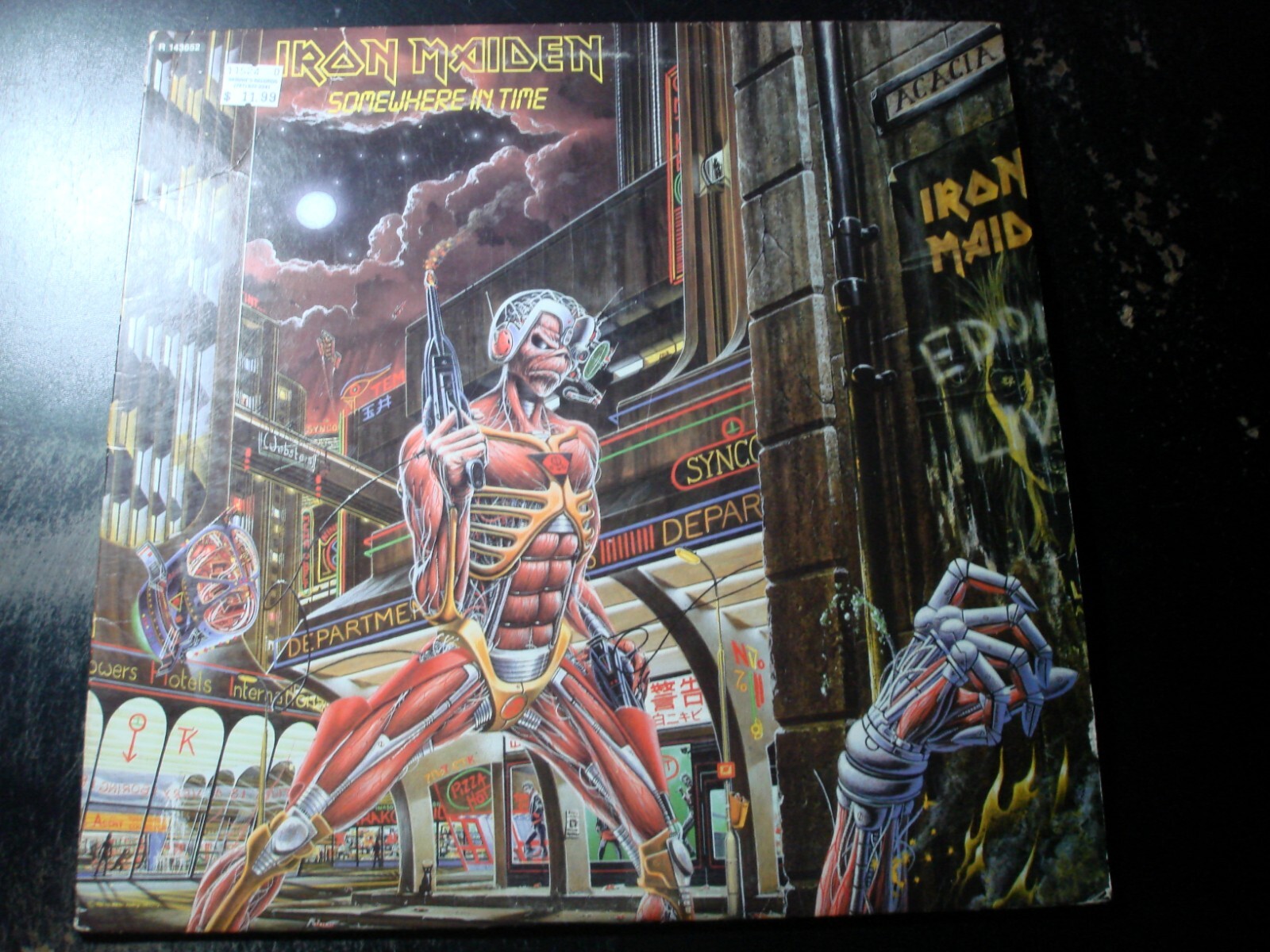 IRON MAIDEN SOMEWHERE IN TIME LP RECORD R143652 | eBay
