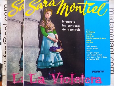 SARA SARITA MONTIEL interpreta las canciones de la peli LA VIOLETERA Pronto LP