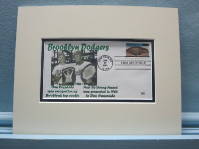 The Brooklyn Dodgers win 1956 N.L. Pennant & the Ebbets Field First Day Cover 