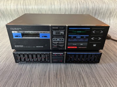Vintage PIONEER CT-X500 Cassette Deck & SG-X700 Graphic Vintage PIONEER CT-X500 Cassette Deck & SG-X700 Graphic