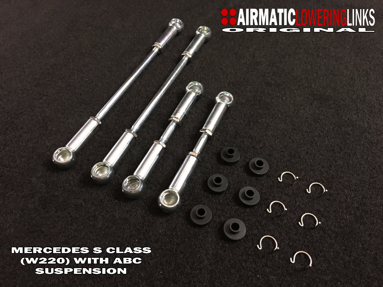 MERCEDES S CLASS S55 S65 (W220) (ABC SUSPENSION) LOWERING KIT