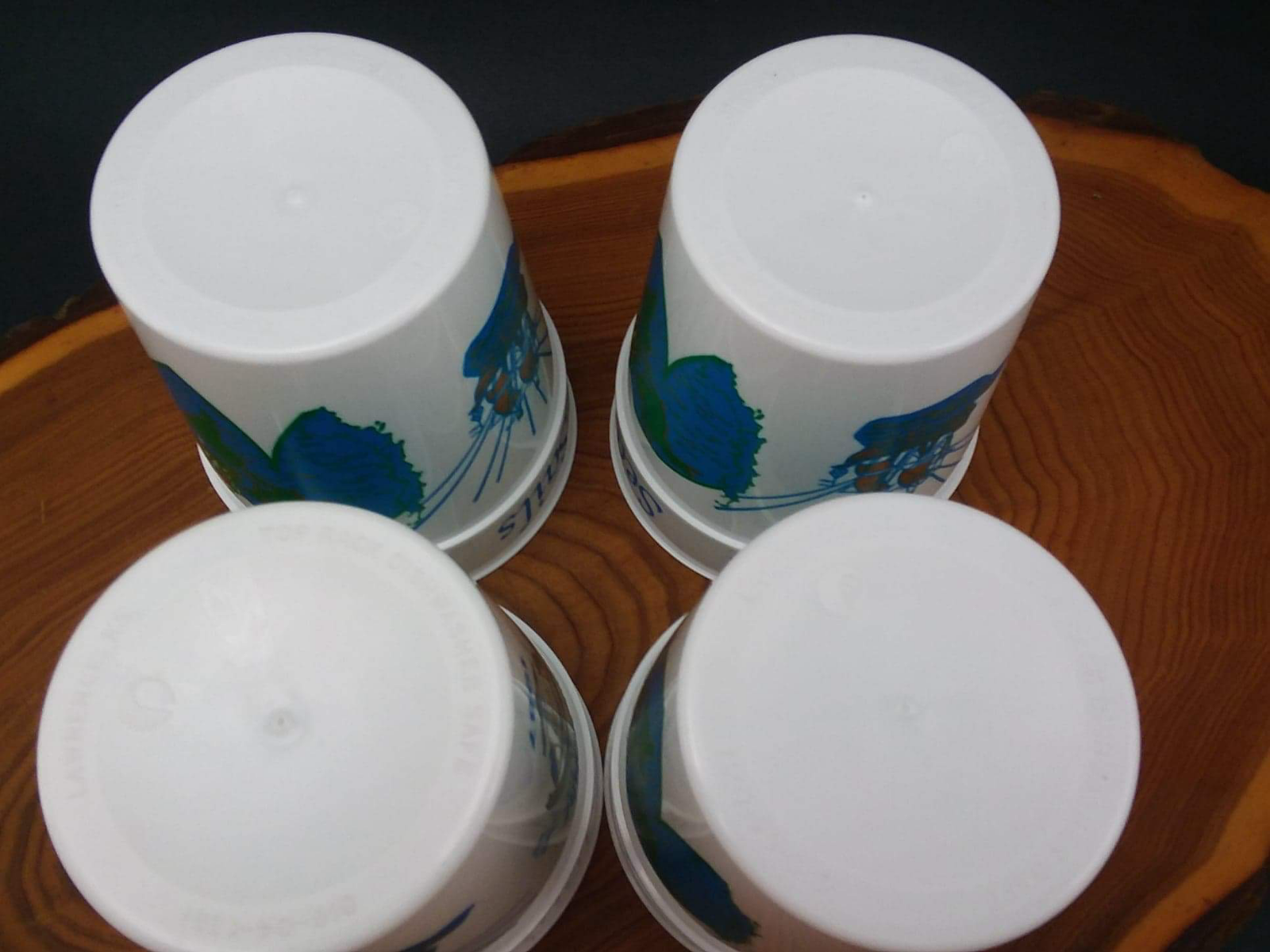 VTG Krewe du Monde LaPlace Louisanna Jaycees Lions Club Cups 1987 Mardi Gras (4)