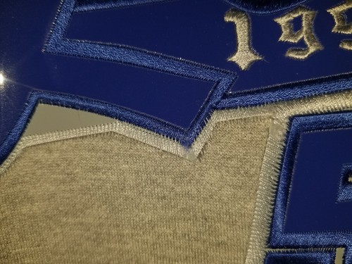 VINTAGE 1996 THUG LIFE 51 Revolution Grey Sweatshirt ROYAL Blue Letter Mens L