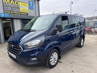 Ford Transit Custom 300 2.0tdci 105ps L1H1 Factory Crew van 2019/19 Registration