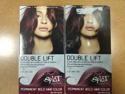 2 Pack: Splat Rebellious Colors Hair Color Kit *Plum Siren*  R7P1a